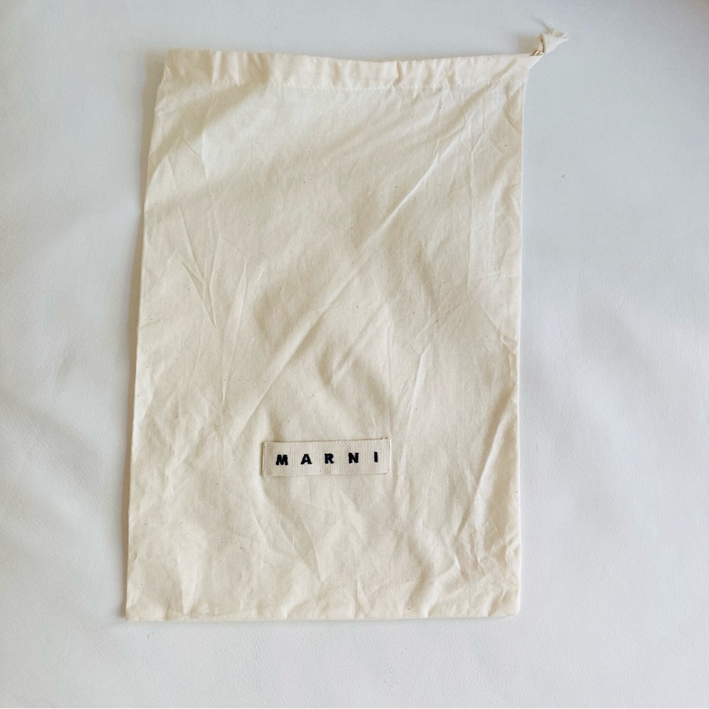 Marni Cream Shoe Dust Bag